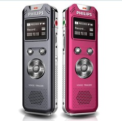 飞利浦录音笔VTR5800 MP3数字降噪FM收录 高清电话录音 收音机