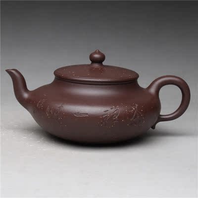 国家级工艺美术师徐建军作品《碗灯壶》容量310cc原矿紫泥