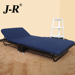 JR单人折叠床加厚加固二折海绵单人午休床简易床双人床办公午休床