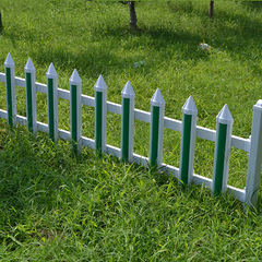 PVC塑钢护栏 绿化围栏辽宁 塑料护栏庭院花园护栏 篱笆围栏送立柱