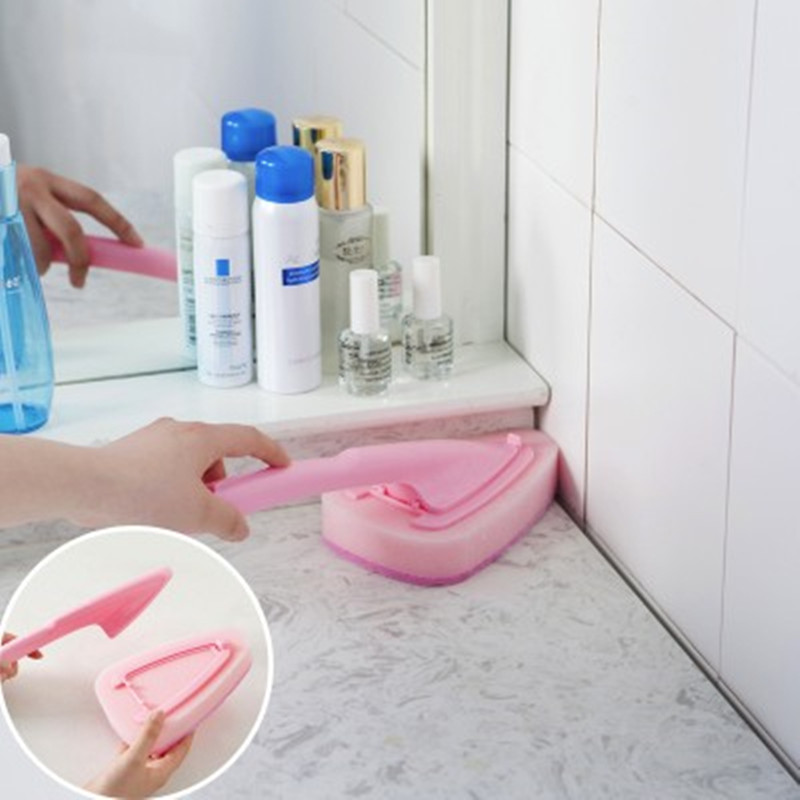 Meng Jia Long handle replace Cleaning brush TOILET triangle Bath Brush Kitchen tiles floor tile Sponge brushin the Family/Personal Cleaning Tools , Sanitary appliances/Bathroom accessories , Toilet/Toilet brush category - from Buy2taobao.com to provide professional Taobao agent buy service