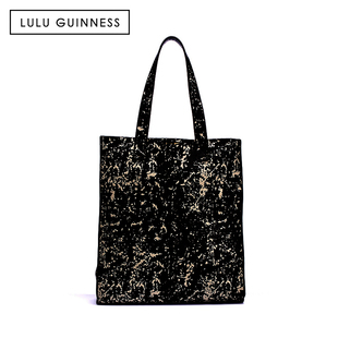 比斯特購物村的gucci LULU GUINNESS 露露姬妮斯女士托特包大理石紋歐美印花手提購物袋 gucci