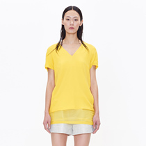 JNBY/江南布衣2015女款V领真丝桑蚕丝上衣5E31001