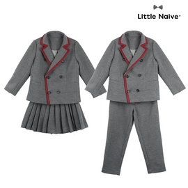 LittleNaive幼儿园园服学院风秋冬男女童套装英伦风班服高级订制