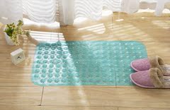汇丰信佳 浴室塑料防滑垫 PVC柔软洗澡垫 淋浴房带吸盘地垫