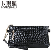 2015 fall/winter purse women Kanesuke kaqi Fox mini wrist leather clutch bag is convenient and practical small packages
