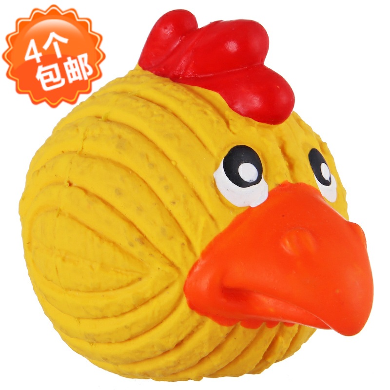 4个包邮宠物乳胶发声玩具中小型犬玩具泰迪比熊约克夏磨牙玩具在类目 宠物/宠物食品及用品, 猫/狗玩具, 发声玩具中 - 来自Buy2taobao.com提供专业的淘宝代购服务