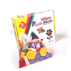 厂家直销批发125粒百变积木七巧板木制儿童拼图拼版幼儿园玩具