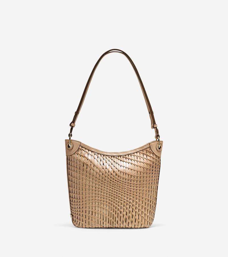 COLE HAAN/ Khan Female bag Bucket bag Bag The single shoulder bag Simplicity weave U.S.A Direct mail U02000in the Leather/Lady bags/Men's bag, 女士包袋新, 水桶包 category - from Buy2taobao.com to provide professional Taobao agent buy service