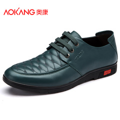 Aokang shoes spring 2015 new leather shoes men's casual shoes comfortable low cut shoes men