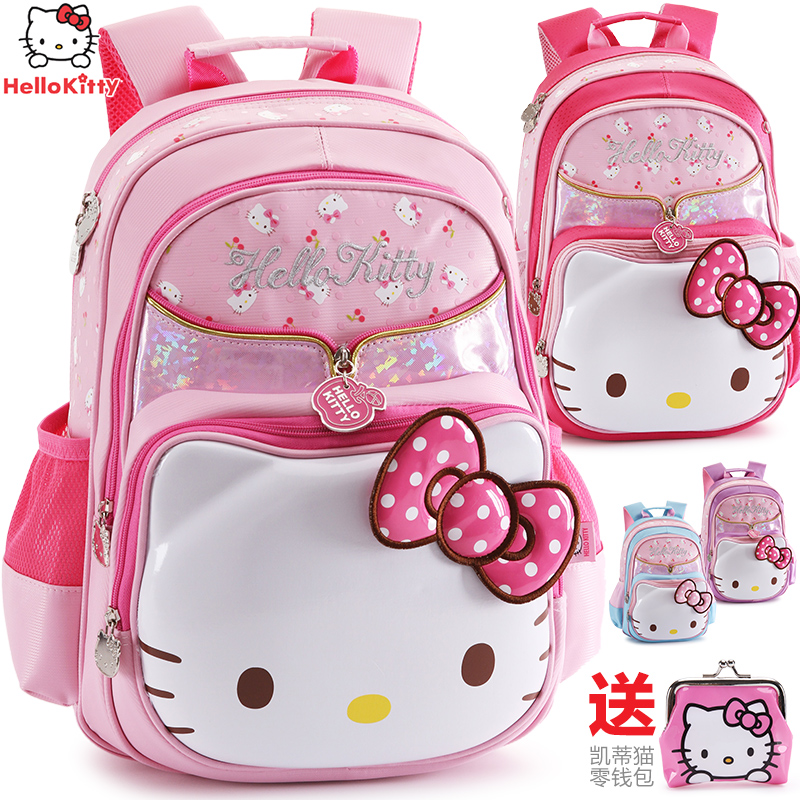 凯蒂猫书包小学生女生1-3-4年级hellokitty韩版卡通儿童双肩背包产品展示图4