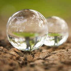 水晶球  超清晰 透明水晶球 摆件白水晶球 开运 镇宅招财