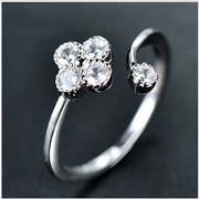 Full of ornaments you Korean version of sweet fresh S925 silver ring jewelry ring of the female ring opening