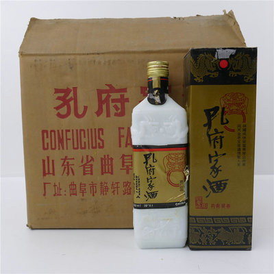 【558】1992年39度孔府家酒 整箱10瓶 {传承经典老酒拍卖}