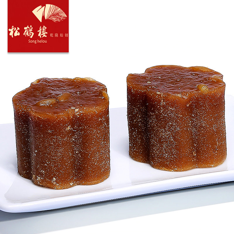 松鹤楼枣泥拉糕240g正宗苏州特产老字号点心传统年货松子糕点礼盒