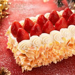 Mcake拿破仑莓恋草莓坚果奶油生日聚会蛋糕上海杭州苏州
