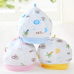 新生儿帽子 单层新生儿胎帽 纯棉婴儿帽 男女宝宝小帽子0-3个月