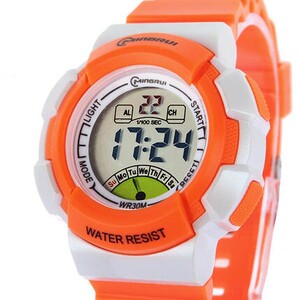 正品名瑞品牌儿童电子表男孩女孩学生多功能夜光户外防水运动手表