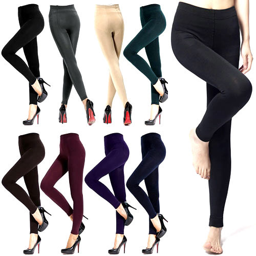 New Women's Winter Thick Warm Slim Stretch Footless Leggings