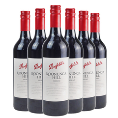 澳洲进口红酒 奔富寇兰山西拉干红葡萄酒 750ml*6瓶整箱套装
