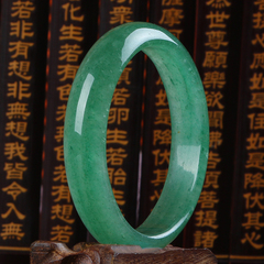 Pro-Bao waxy aventurine natural high Crystal Jade Jadeite Bangle Bracelet set female male sex Festival opening seconds