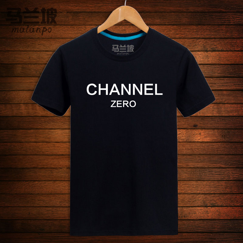 新品白搭CHANNEL ZERO 情人节恶搞奈儿情侣纯棉圆领潮牌短袖T恤|msdalam kategori Pakaian Lelaki, baju-T - dari Buy2taobao.com untuk memberikan perkhidmatan ejen Taobao profesional membeli
