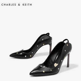 名牌包1:1 CHARLES KEITH女士單鞋CK1-60361029-1 迪士尼尖頭高跟鞋 名牌包