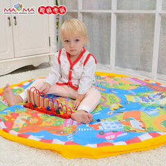 加厚学爬防水游戏垫宝宝婴幼儿童益智玩具收纳包袋整理毯布玩特价