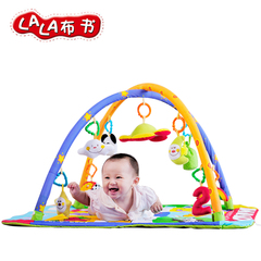 Lalababy/拉拉布书婴儿健身架游戏毯玩具垫宝宝玩具 我爱野生动物