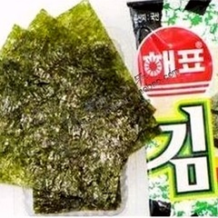 韩国进口海牌海苔烤紫菜 烤海苔试吃0.9元1小包健康零食特产