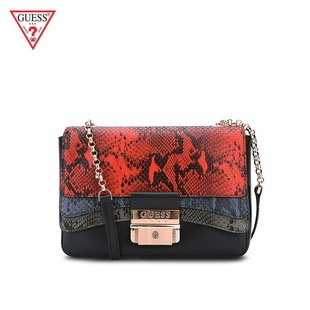 coach logo包老土 GUESS 20秋女式拼接蛇紋金屬LOGO單肩包-HWGIN3L7383 coach包logo