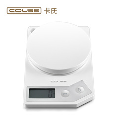 Couss CS-1001厨房秤家用厨房秤电子称高精度超薄玻璃面板台秤1KG