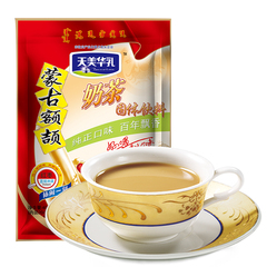 天美华乳内蒙古特产额颉奶茶粉独立小包袋装速溶冲饮红枣味400g