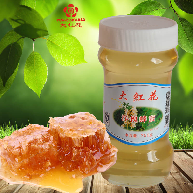 大红花纯净野生农家自产成熟洋槐蜂蜜土蜂蜜蜂巢液态蜜750克在类目 传统滋补营养品, 蜂蜜中 - 来自Buy2taobao.com提供专业的淘宝代购服务
