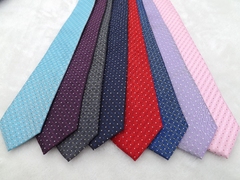 职业正装团体商务领带 小点子碎花色织韩版领带现货定制包邮