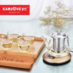 KAMJOVE/金灶A-308/305耐热玻璃恒温花茶茶壶泡茶煮水茶红茶茶具