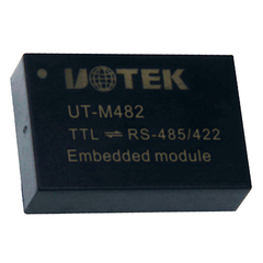 宇泰UT-M482 TTL转RS485/RS422信号隔离模块 RS485信号转TTL 5V