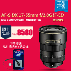 尼康AF-S DX 17-55mm f/2.8G IF-ED数码单反相尼克尔机镜头 正品