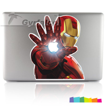 pc0004 macbook pro air 笔记本电脑贴纸苹果电脑贴 钢铁侠 喷绘