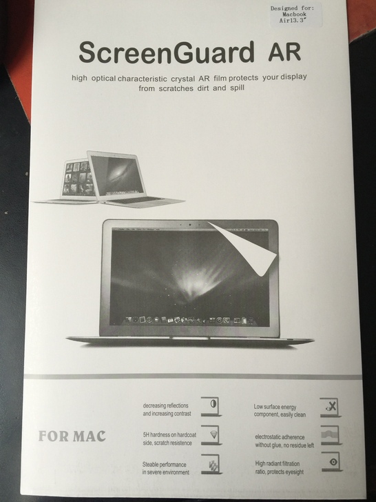 苹果笔记本macbookAir13.3屏幕贴膜