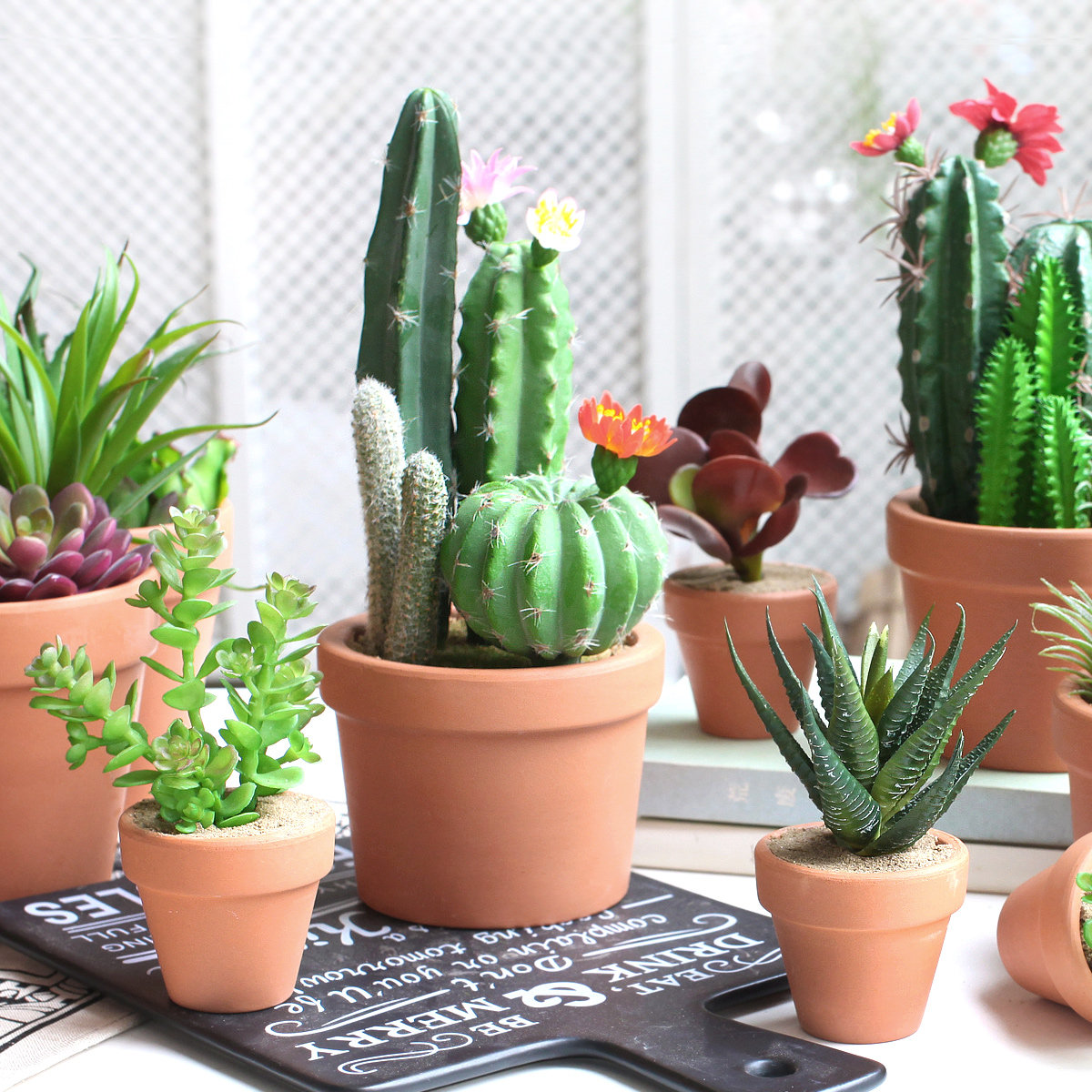 西西里 仿真多肉植物假多肉小盆栽 办公桌创意可爱绿植摆设装饰品