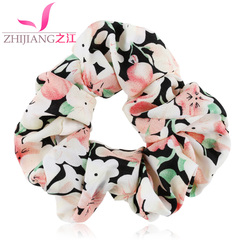 Zhijiang floral hair tie elastic hair band hair band Japan Korea temperament rope hair accessory jewelry