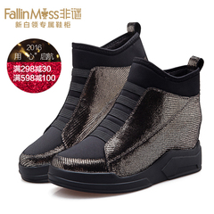 Non-puzzle casual boots girls winter designer shoes to Europe in 2015 increase slope with boots women fashion women
