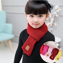 韩版冬季儿童围巾男童女童幼儿宝宝女孩保暖毛线学生秋冬款小围脖