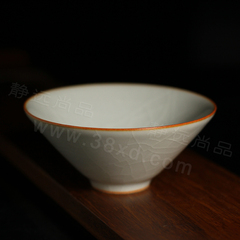 BR-157E 正品授权 柏采窑斗笠杯 台湾柏采汝窑茶具 冬青釉斗笠杯