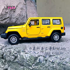 彩利信吉普JEEP声光合金车模型玩具1:32儿童玩具越野车回力小汽车