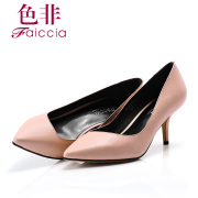 Faiccia/-non-genuine Sheepskin light spring 2015 new counters pointed stiletto girl high heels 8321