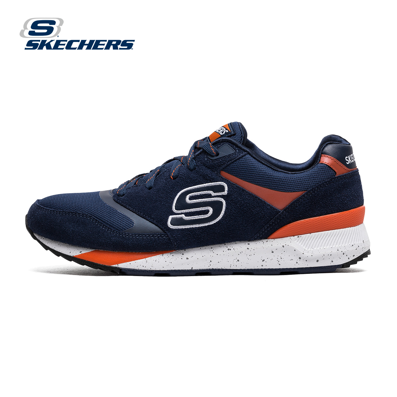 Skechers斯凯奇舒适复古运动鞋男 耐磨防滑低帮休闲旅游鞋52350产品展示图5