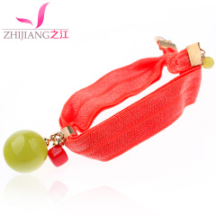 Zhijiang fluorescent loving heirs to string ropes made by Korean hair band ponytail band tiara