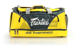 原装正品*Fairtex  BAG2 旅行运动包Gym Bag健身包蓝色/金色/灰色